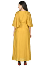 Load image into Gallery viewer, Mustard Chanderi Gown
