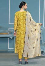 Load image into Gallery viewer, Mustard Viscose Pant Style Suit
