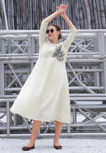 Load image into Gallery viewer, Off White Cotton Long Tunic
