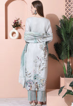 Load image into Gallery viewer, Off White Cotton Pakistani Suit
