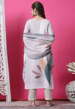 Load image into Gallery viewer, Off White Cotton Pakistani Suit
