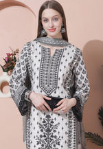 Load image into Gallery viewer, Off White Cotton Pant Style Suit
