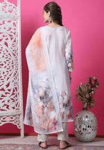 Load image into Gallery viewer, Off White Cotton Pant Style Suit
