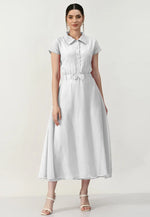 Load image into Gallery viewer, Off White Georgette Gown
