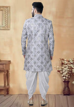 Load image into Gallery viewer, Off White Silk Dhoti Sherwani

