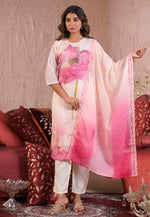 Load image into Gallery viewer, Off White Silk Readymade Pant Style Suit

