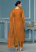 Load image into Gallery viewer, Orange Viscose Pakistani Suit
