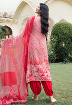 Load image into Gallery viewer, Pink Crepe Punjabi Suit
