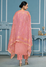 Load image into Gallery viewer, Peach Cotton Pakistani Suit
