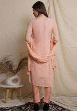 Load image into Gallery viewer, Peach Georgette Pakistani Suit
