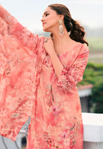 Load image into Gallery viewer, Peach Georgette Pakistani Suit
