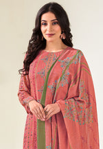 Load image into Gallery viewer, Peach Muslin Pakistani Suit
