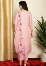 Load image into Gallery viewer, Peach Organza Pant Style Suit
