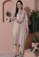 Load image into Gallery viewer, Peach Satin Pant Style Suit
