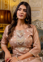 Load image into Gallery viewer, Peach Silk Long Tunic
