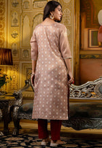Load image into Gallery viewer, Peach Silk Long Tunic
