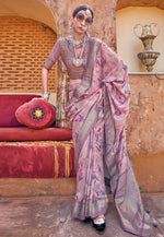 Load image into Gallery viewer, Peach Silk Saree With Blouse
