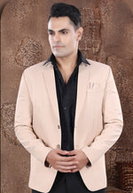 Load image into Gallery viewer, Peach Viscose Blazer With Pant
