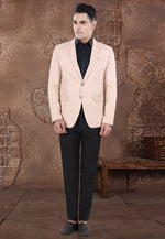 Load image into Gallery viewer, Peach Viscose Blazer With Pant
