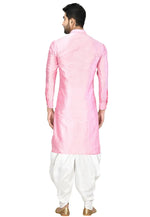 Load image into Gallery viewer, Pink Art Silk Dhoti Kurta
