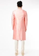 Load image into Gallery viewer, Pink Art Silk Indo Western Sherwani
