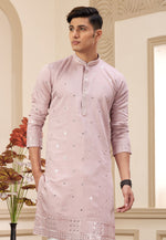 Load image into Gallery viewer, Pink Art Silk Kurta Pajama
