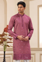 Load image into Gallery viewer, Pink Art Silk Kurta Pajama
