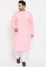 Load image into Gallery viewer, Pink Cotton Kurta Pajama
