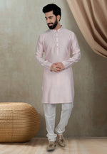 Load image into Gallery viewer, Pink Cotton Kurta Pajama
