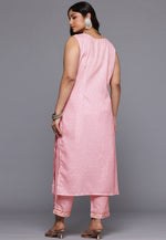 Load image into Gallery viewer, Pink Cotton Kurta Set With Pant

