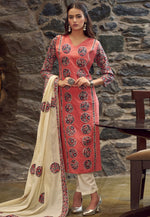 Load image into Gallery viewer, Pink Cotton Pakistani Suit
