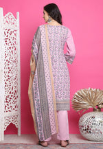 Load image into Gallery viewer, Pink Cotton Pant Style Suit

