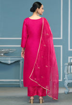 Load image into Gallery viewer, Pink Cotton Pant Style Suit
