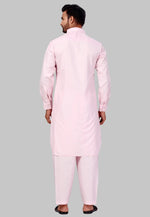 Load image into Gallery viewer, Pink Cotton Pathani Suit

