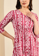 Load image into Gallery viewer, Pink Cotton Printed Co-Ords Set
