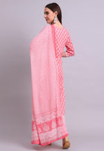 Load image into Gallery viewer, Pink Cotton Readymade Pant Style Suit
