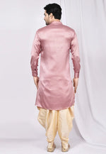 Load image into Gallery viewer, Pink Cotton Silk Indo Western Suit
