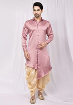 Load image into Gallery viewer, Pink Cotton Silk Indo Western Suit
