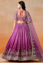 Load image into Gallery viewer, Pink Georgette Circular Lehenga Choli
