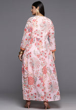 Load image into Gallery viewer, Pink Georgette Kurta Set With Pant
