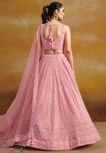 Load image into Gallery viewer, Pink Georgette Lehenga Choli
