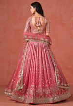 Load image into Gallery viewer, Pink Georgette Lehenga Choli
