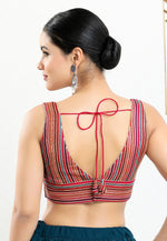 Load image into Gallery viewer, Pink Georgette Readymade Blouse
