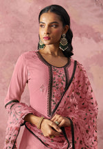 Load image into Gallery viewer, Pink Georgette Readymade Pakistani Suit
