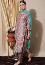 Load image into Gallery viewer, Pink Muslin Pant Style Suit

