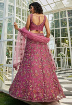 Load image into Gallery viewer, Pink Net Lehenga Choli
