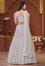 Load image into Gallery viewer, Pink Net Lehenga Choli
