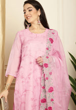Load image into Gallery viewer, Pink Organza Pakistani Suit
