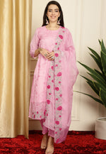 Load image into Gallery viewer, Pink Organza Pakistani Suit
