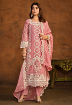 Load image into Gallery viewer, Pink Organza Pakistani Suit
